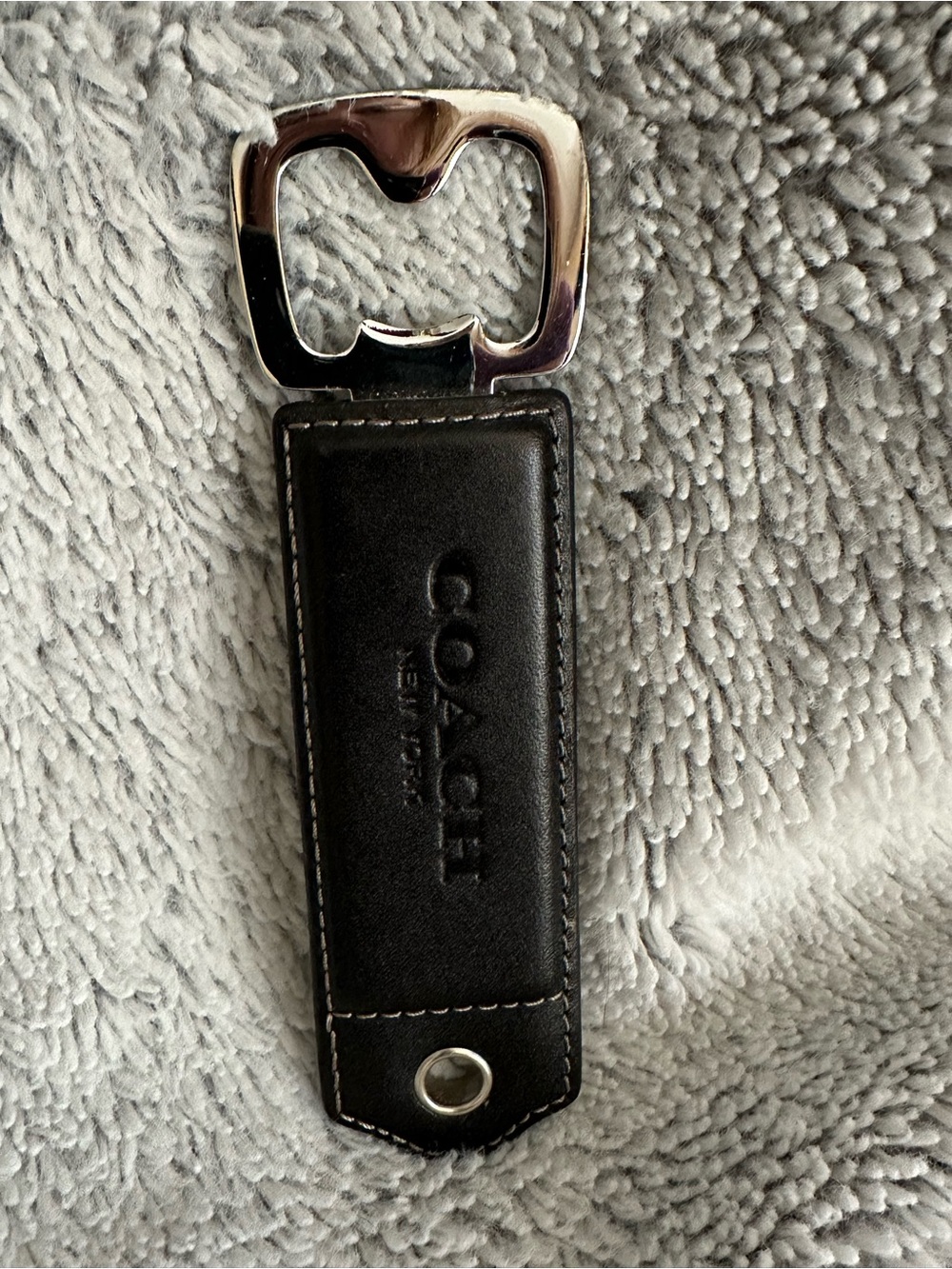 Coach Lexington Leather Bottle Opener